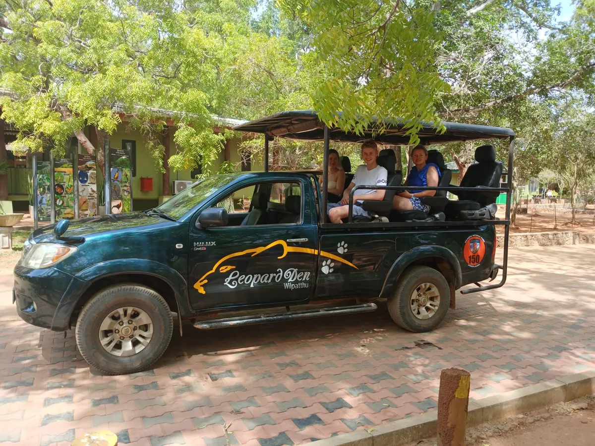 Leopard safari at Wilpattu, Sri Lanka